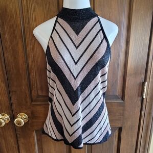 INC International Concepts Sz XL P2P 17 L 27 Black Beige Rose Gold Blue Cream